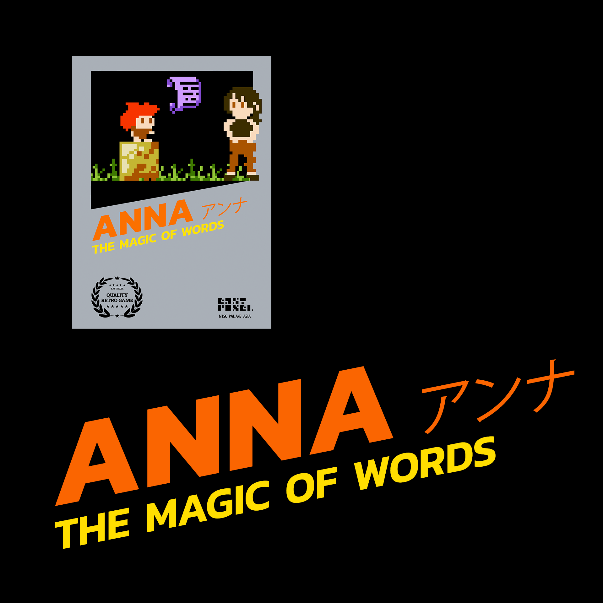 Anna: The Magic of Words (a hard to beat 1980s like platformer for NES/Famicom with a serious story)